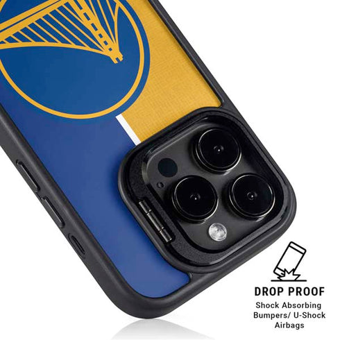 NBA Golden State Warriors Canvas iPhone 15 Pro Kickstand Case